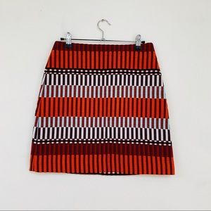Ann Taylor Tribal Striped Skirt